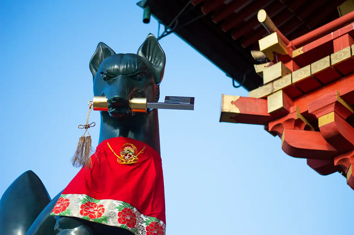 Photograph - Kyoto Inari Statue